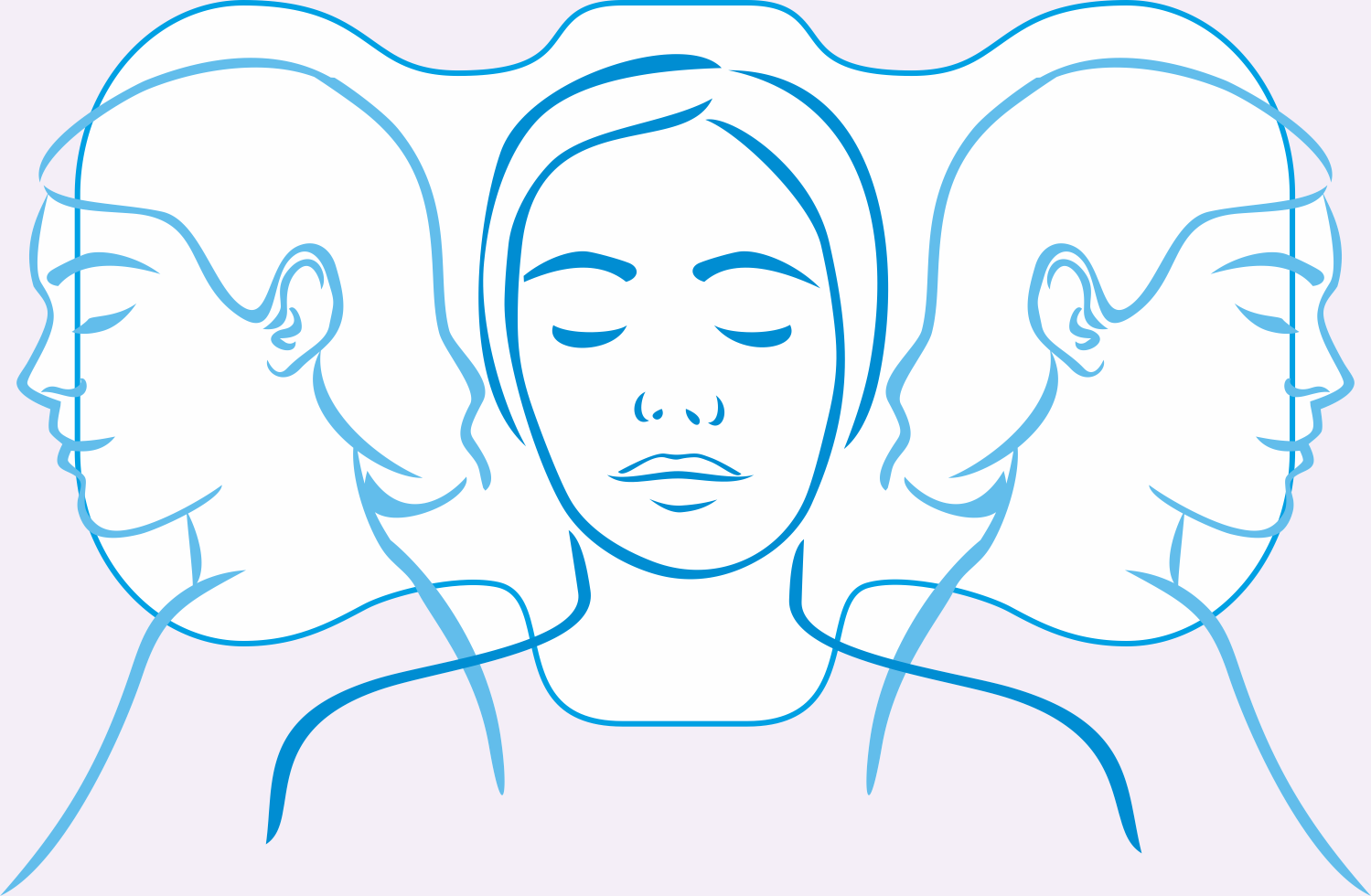 Orthopädisches Kissen zum Schlafen in jeder Position, Schlafkissen, Nackenschmerzen, Migräne
