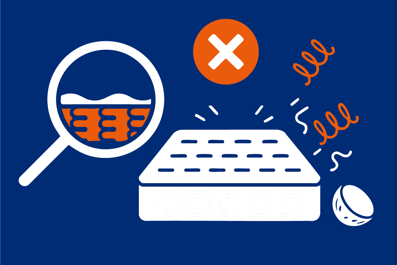 Hybridmatratze, Multipocket-Matratzen, Federn in Matratzen