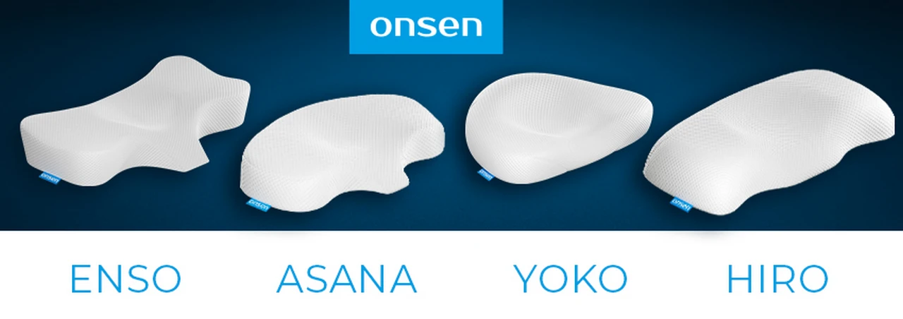 Yoko, Asana, Enso, Hiro, orthopädische Kissen, Halslordose, Nackenschmerzen