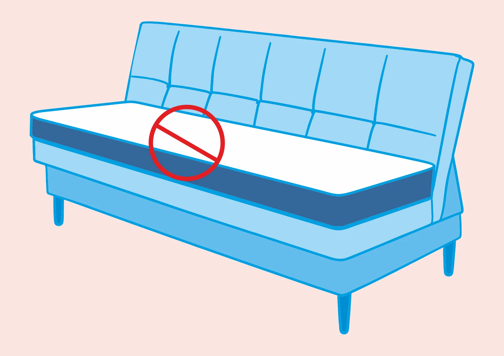 Sofa mattress, sleeping on a sofa, sleeper sofa