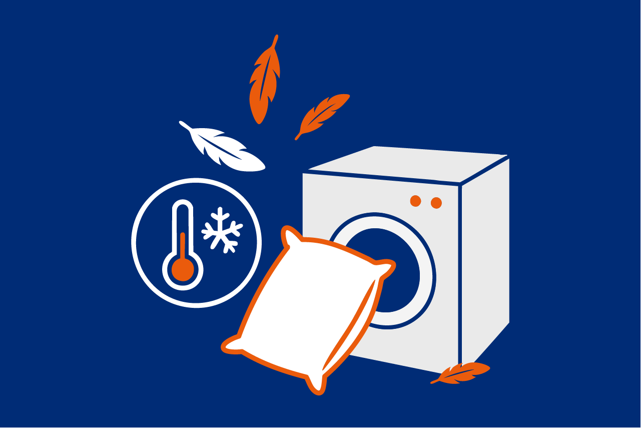 washing a feather pillow, feather pillow, pillow cleaning