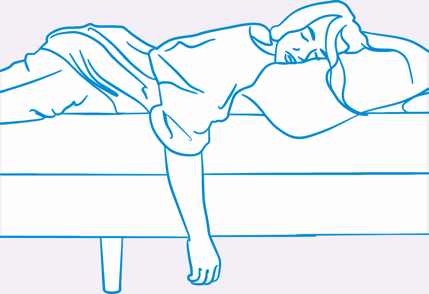 Poduszka do spania na brzuchu, zdrowa pozycja spania, pozycje do snu